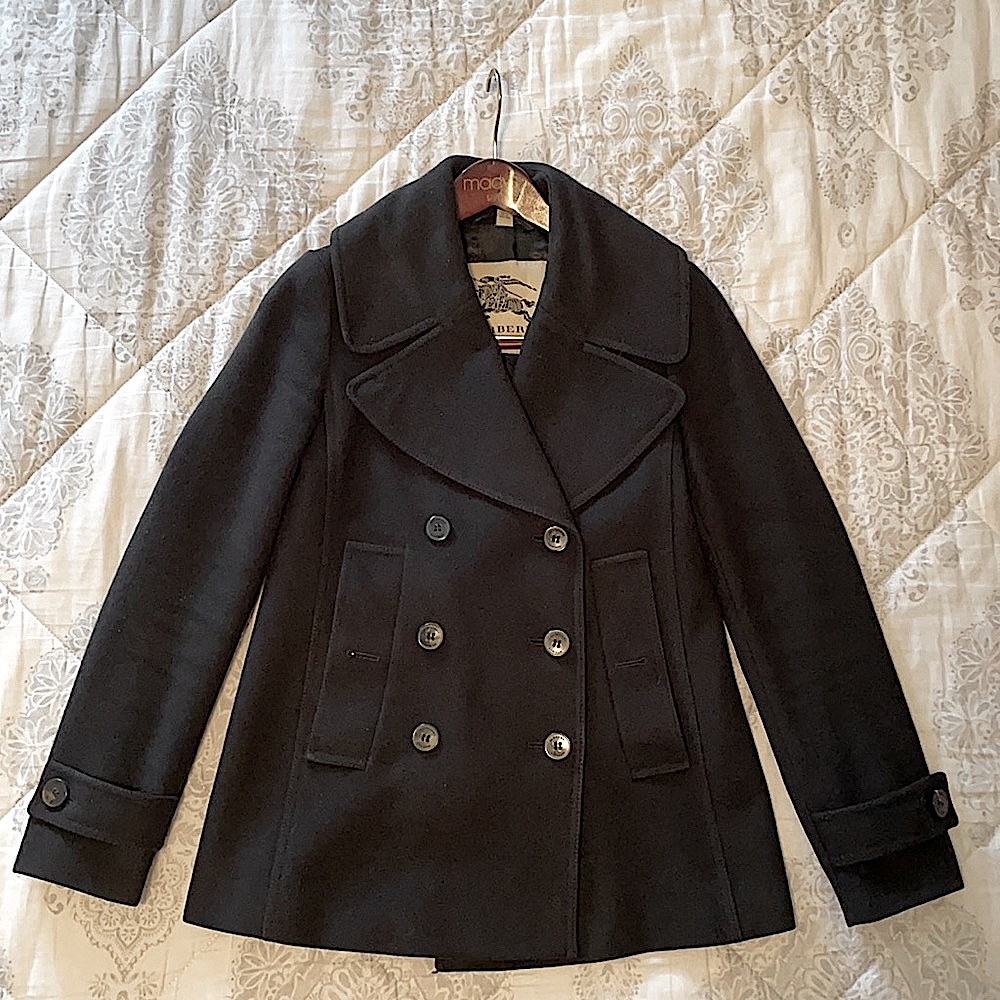 Authentic Burberry peacoat